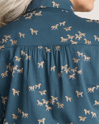 Pendleton Zoe Wild Horses Blouse