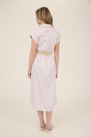 Lindsay Belted Midi Dress