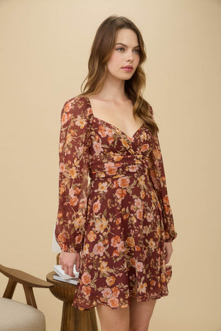 Scarlett Floral Sweetheart Dress
