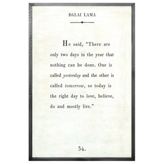 Sugarboo Framed Dalai Llama