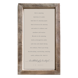 Brayden and Brooks Large Framed Signs