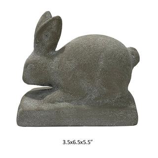 Porch View English Garden Cement Animals