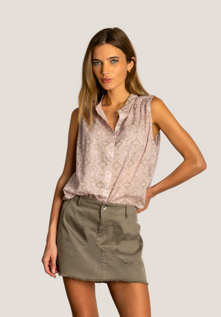 Dylan Sara Sleeveless Blouse