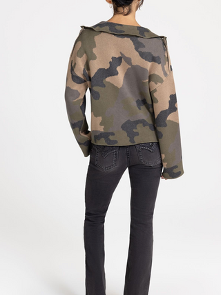 Miss Me Deidre Camo Moto Jacket