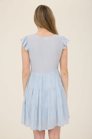 Cindy Button Down Mini Dress