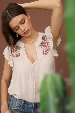 Kinsey Embroidered Top