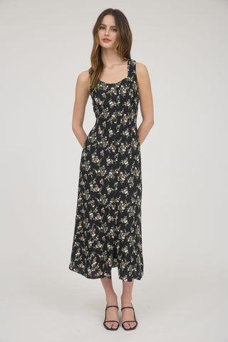 Bethany Button Down Midi Dress