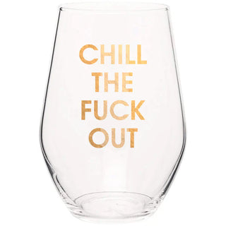 Chez Gagne Stemless Wine Glasses