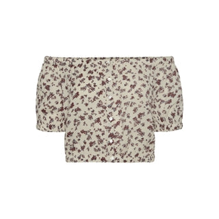 Vero Moda Alice Off Shoulder Cropped Top