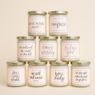 Sweet Water Gold Lid Candle Collection