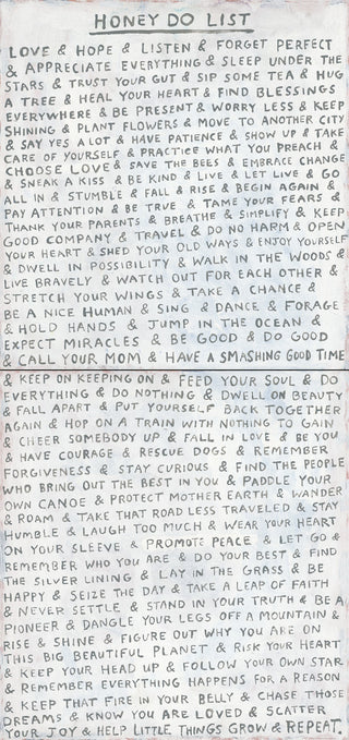 Sugarboo Gallery Honey Do List