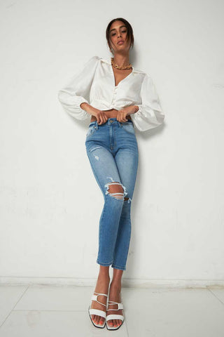 KanCan Serena High Rise Ankle Skinny Jeans