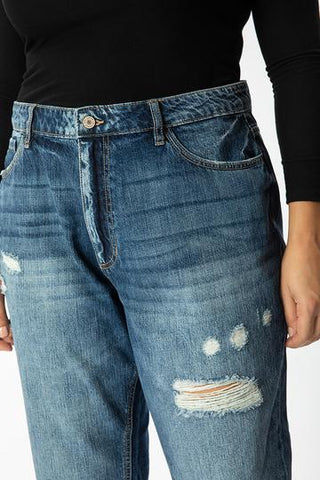 KanCan Beatrice Ultra High Rise Boyfriend Jeans - Plus