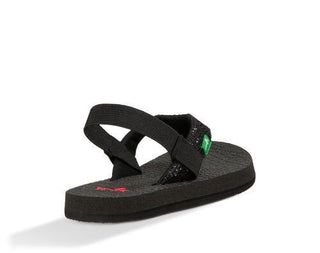 Sanuk Lil Yoga Glitter Black