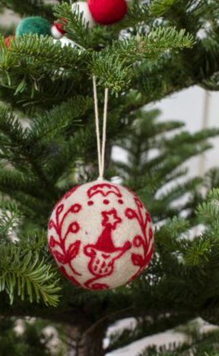 Fabric Felt Ornaments Round