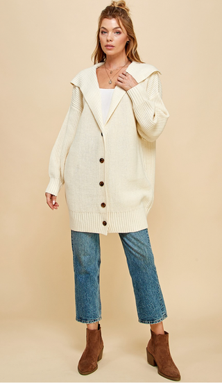 Hindy Knit Sweater Cardigan