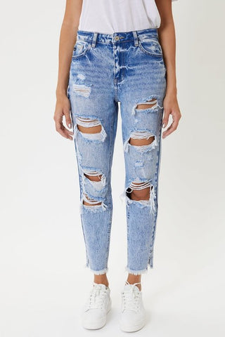 KanCan Maddie High Rise Mom Jeans