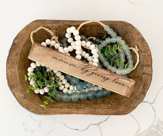 Engraved Vintage Shutter Sticks