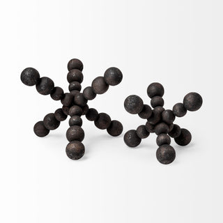 Mercana Carollan Black Wood Ball Jacks