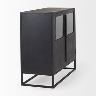 Mercana Sloan Wood and Metal Accent Cabinet