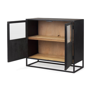 Mercana Sloan Wood and Metal Accent Cabinet