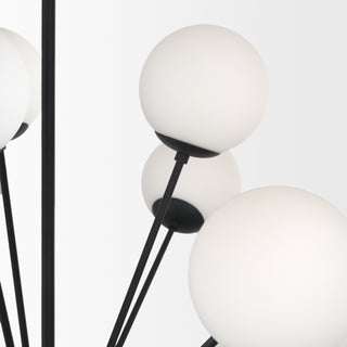 Mercana Barbara Frosted Glass Globe 18 light Chandelier