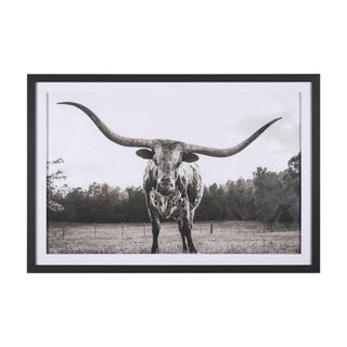 Mercana Hand Embellished Longhorn Last Call BW by Nathan Larson