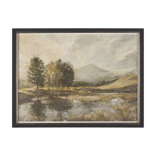 Mercana Hand Embellished Old Style Landscape IV