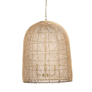 Mercana Thad 4 Light Woven Rattan Chandeliers