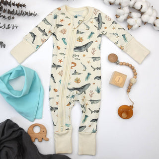 Earthy Marin Baby Pajamas