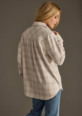 Panache Apparel Andrea Plaid Button Up