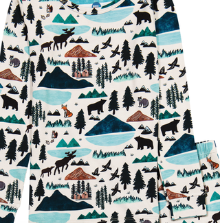 Bird and Bean Kids Wild Mountain Pajamas