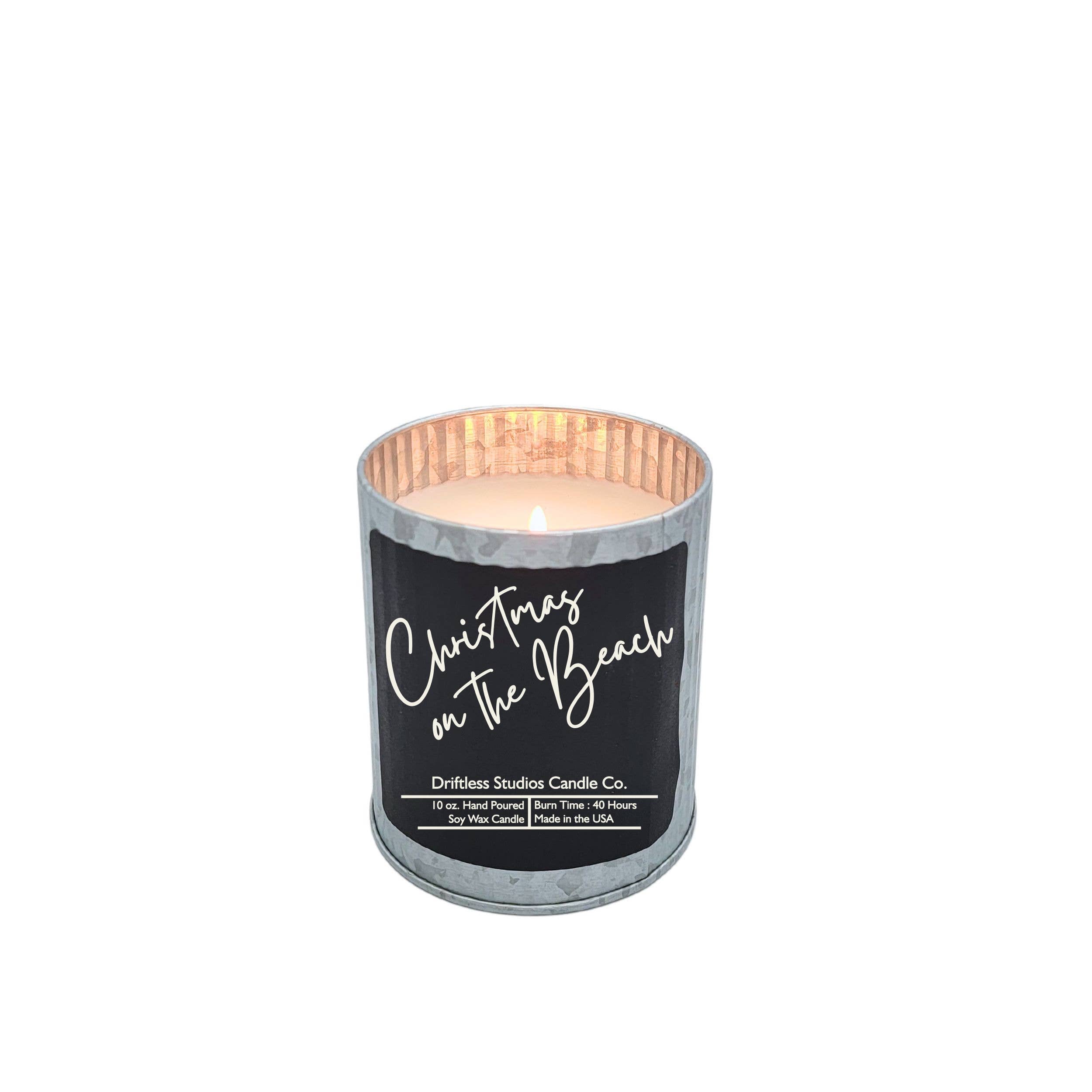 Soy Wax Candle Christmas On The Beach