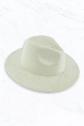 Kids Suede Peach Top Fedora Hat