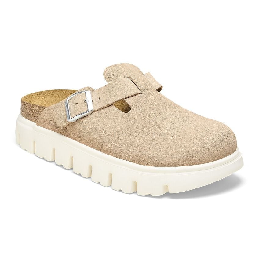 Birkenstock Boston Chunky Clog in Warm Sand