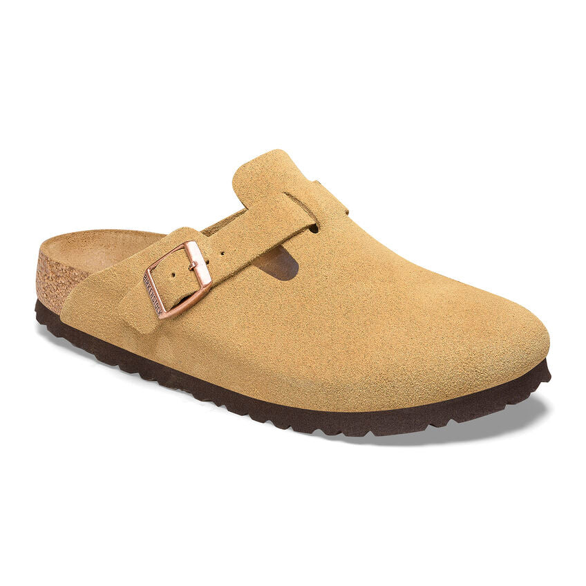 Birkenstock Boston in Latte