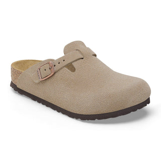 Birkenstock Kids Boston Suede in Taupe