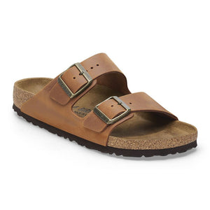 Birkenstock Arizona in Cognac