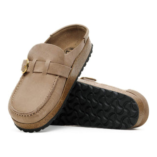 Birkenstock Buckley Oiled Leather in Tobacco Brown