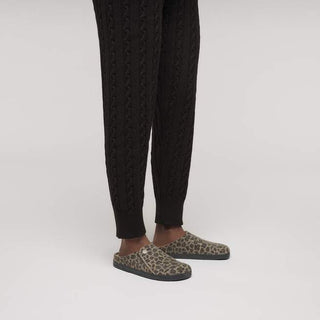 Birkenstock Zermatt Shearling Wool Felt in Leopard