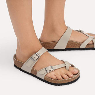 Birkenstock Mayari Leather New Oyster
