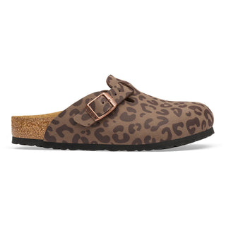 Birkenstock Kids Boston in Leopard Mocha