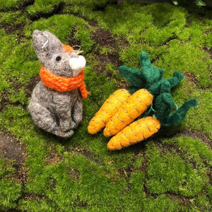 Felt So Good Bunny with Orange Scarf