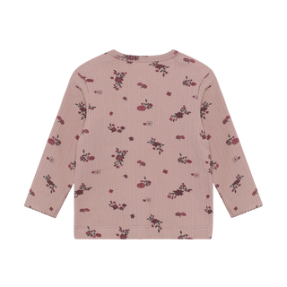 Minymo Baby Girls Fawn Floral Shirt