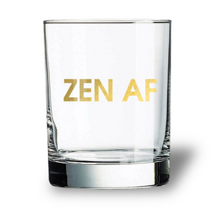 Chez Gagne Gold Foil Rocks Glass