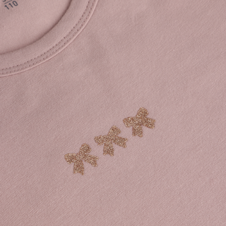 Minymo Girls Fawn Bow Tee