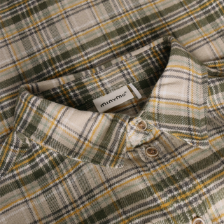 Minymo Boys Gray Check Overshirt