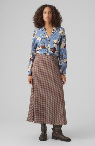 Vero Moda Belinda Houndstooth Check Skirt