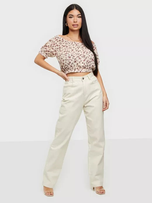 Vero Moda Alice Off Shoulder Cropped Top