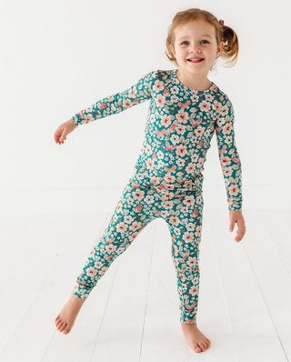 Bird and Bean Girls Juniper Pajamas